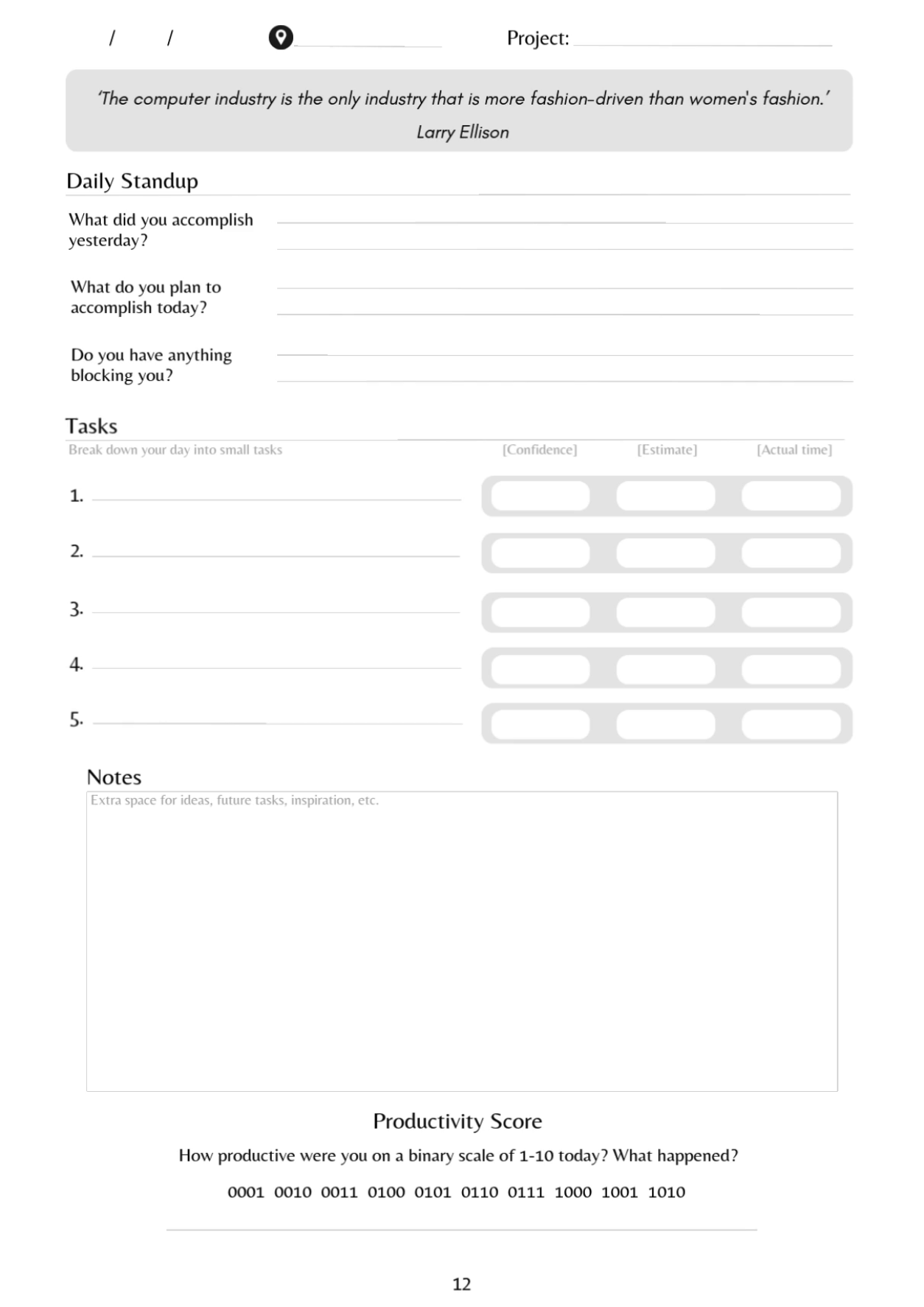 DevJournal, the Planner for Software Developers
